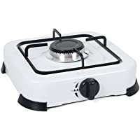 Cocina de gas portatil 1 fuegos camping terraza jardin para propano y butano